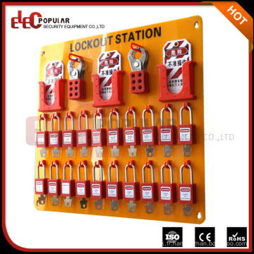 Elecpopular New Multi-Purpose Lockout Tagout Board avec 36 serrures Kit / Station